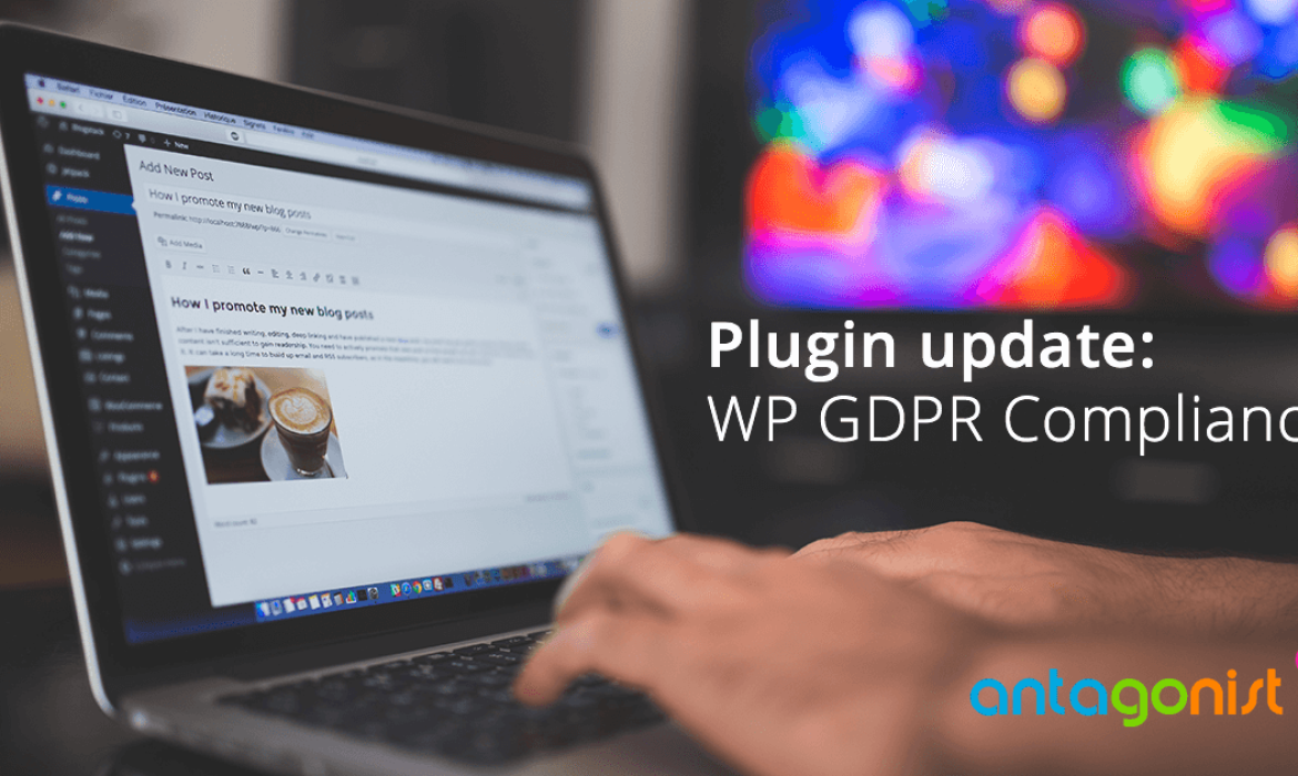 WP GDPR Compliance-plugin: update zo snel mogelijk naar versie 1.4.3!